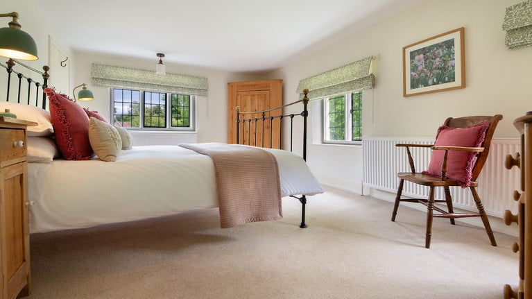 One of the double bedrooms at 4 Park Gates, Norfolk